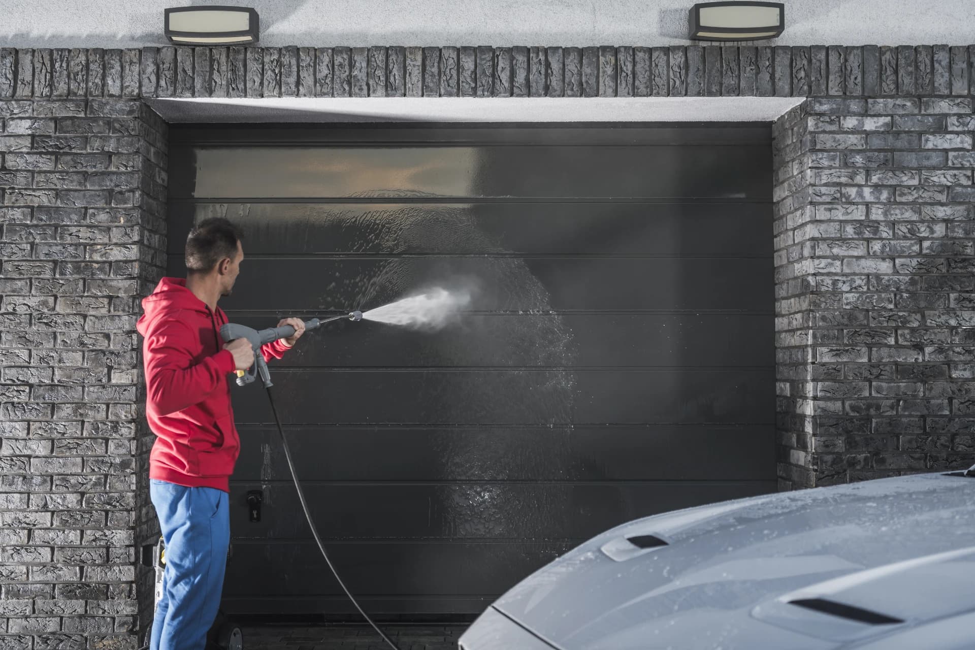 Reinigung einer Tiefgarage